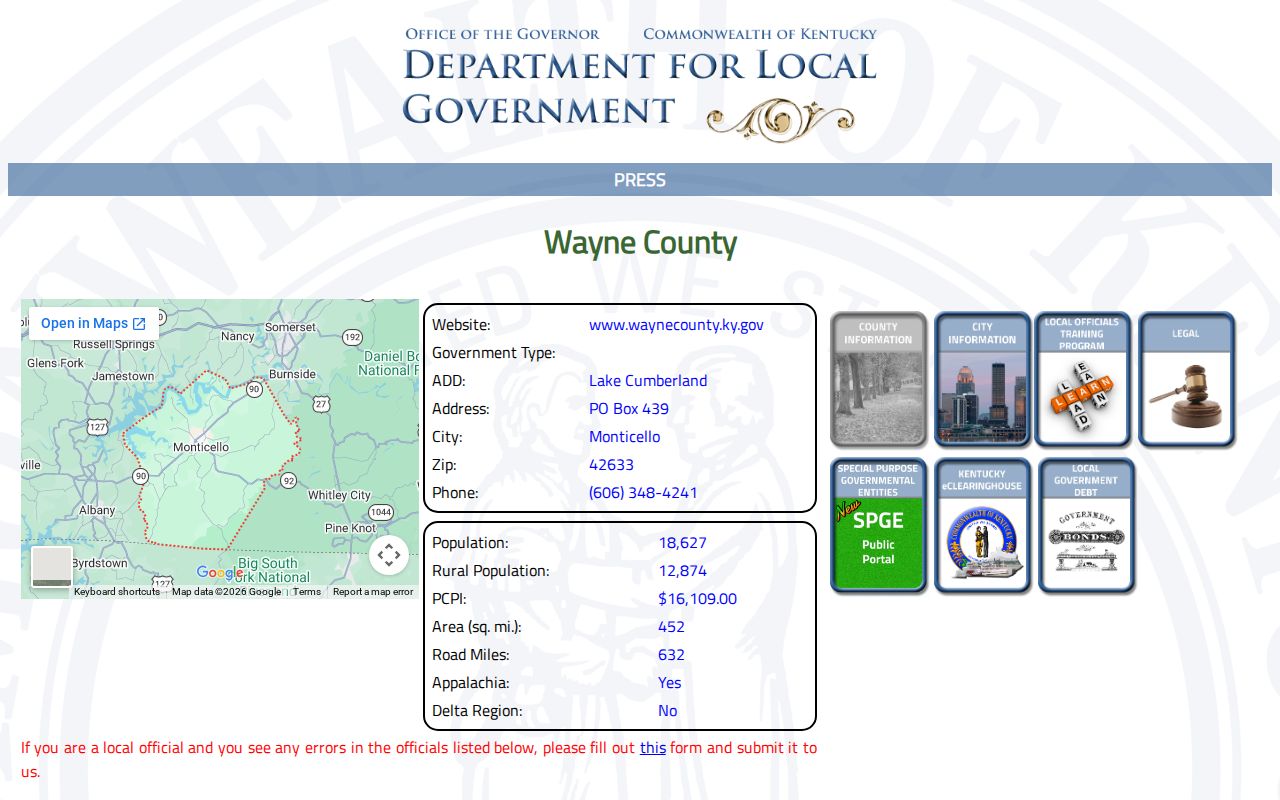 Wayne County released mugshot agency directory