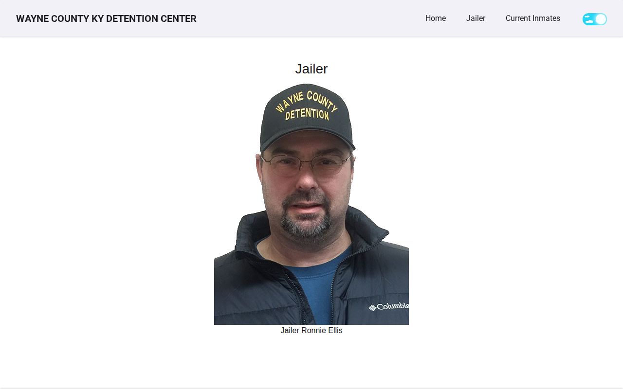 Wayne County jailer source for a released inmate booking photo request